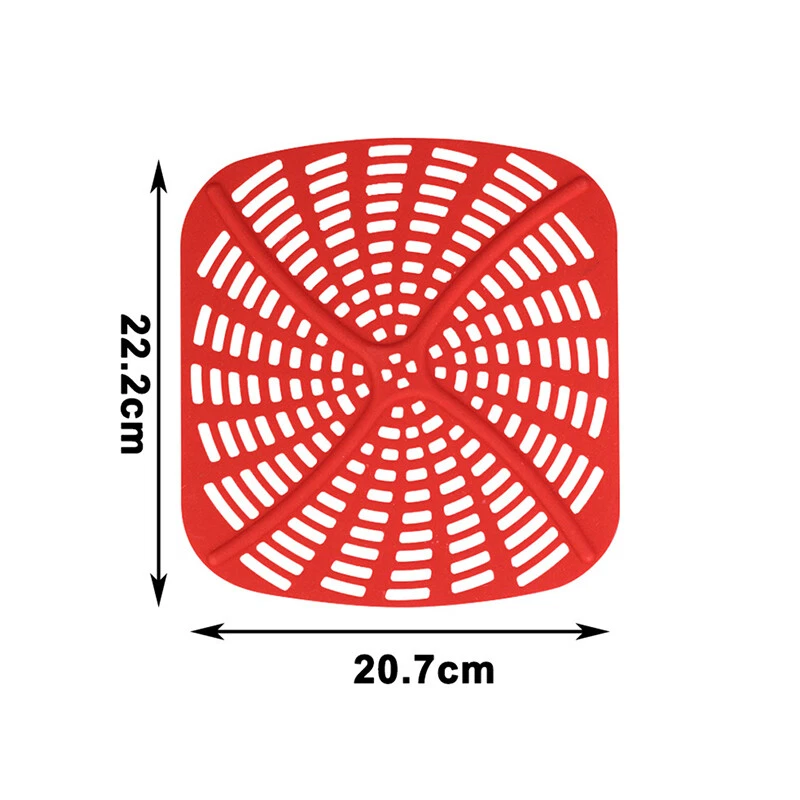 Air Fryer Liner Silicone Mat Accessories Baking Cooking Non-Stick Pad For Ag301