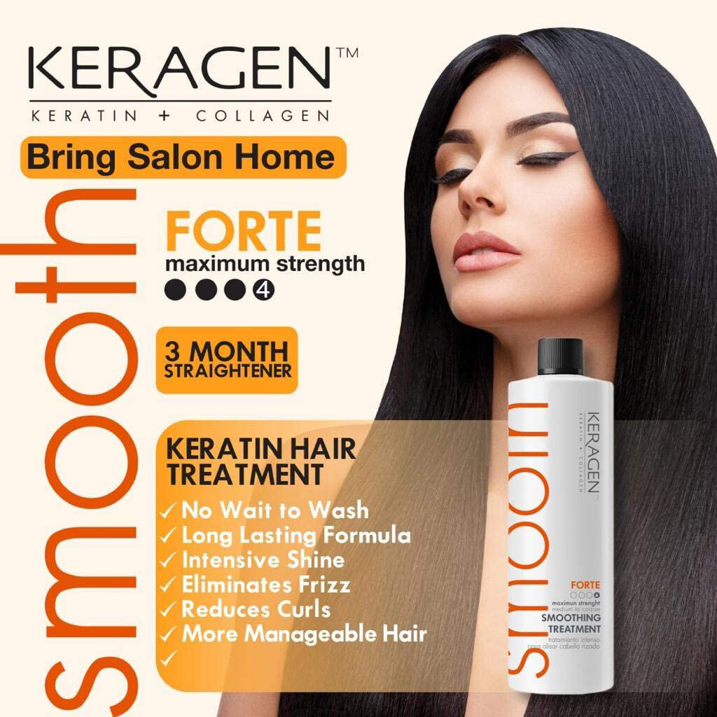 Smooth Keratin Treatment Forte CHOCOLATE KERATIN + COLLAGEN 16