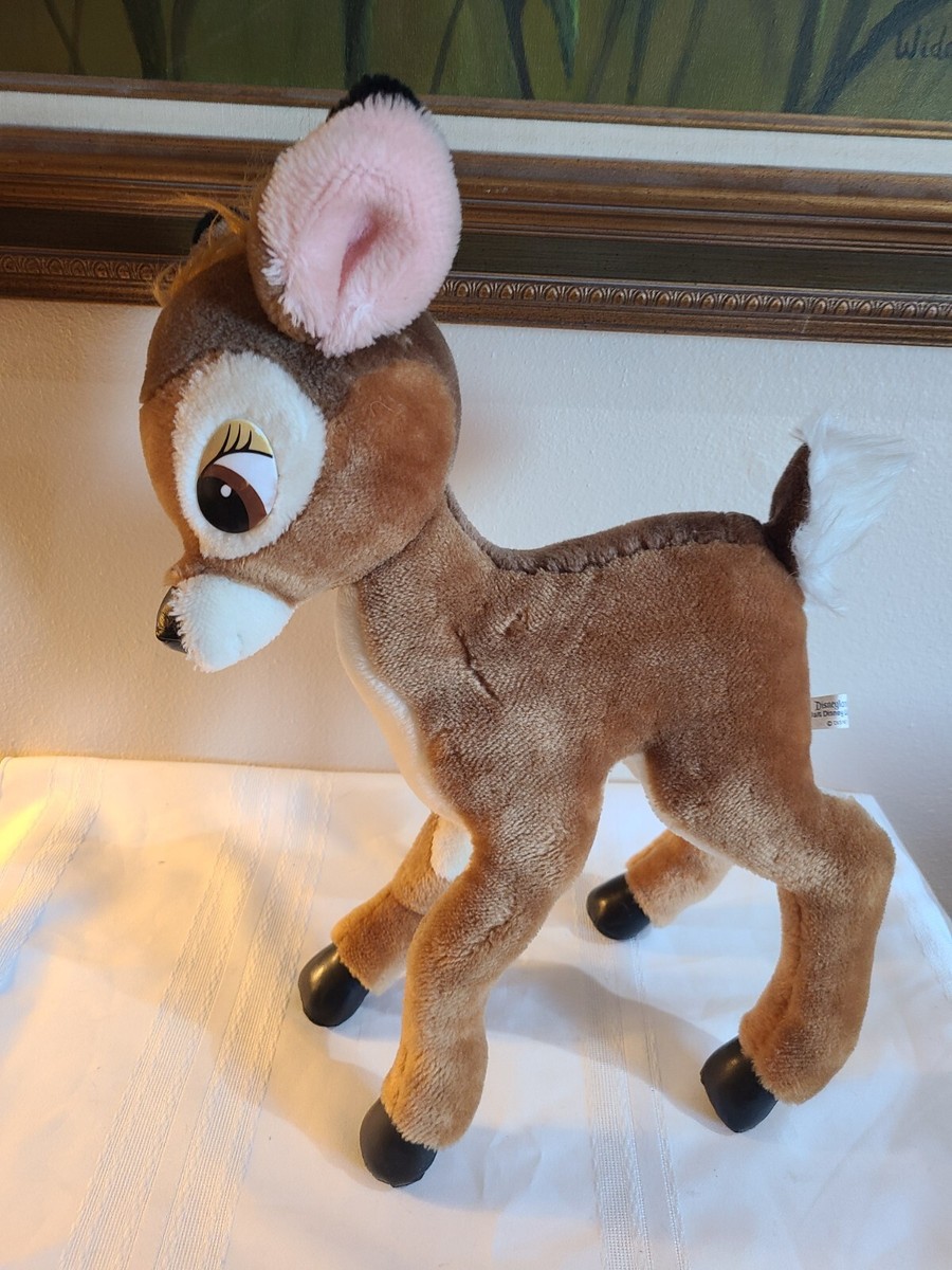 Vintage Bambi Disneyland World Plush Doll 1980's 15