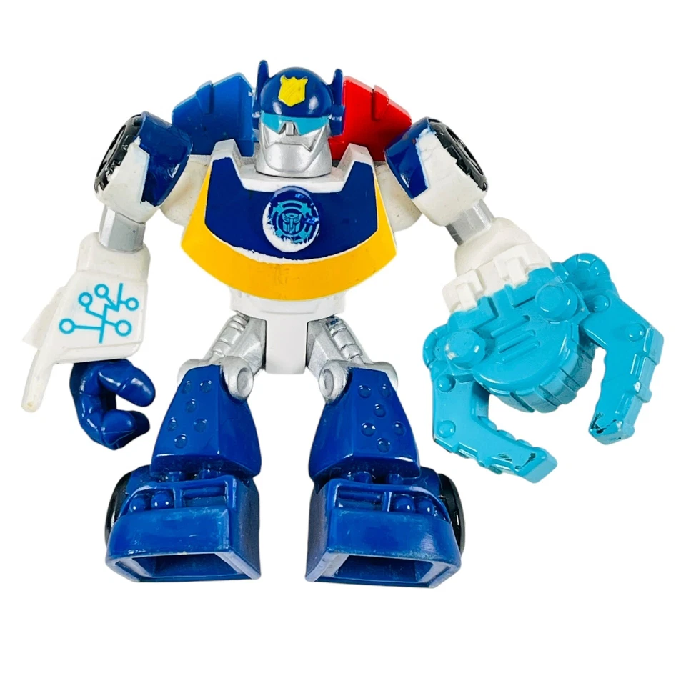 Playskool Heroes Transformers Rescue Bots 2 Action Figures Optimus Prime & Chase - Image 4 of 4