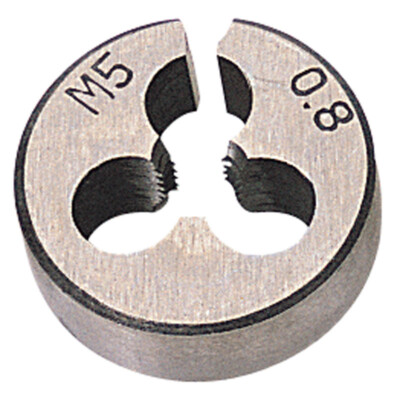Draper 5 mm M5 x 0,8 Kreismatrize 13/16 Zoll Außendurchmesser Kohlenstoffstahl 44939
