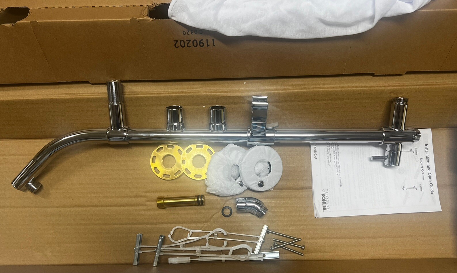 Kohler HydroRail-S Shower Column - Silver (K-45906-CP) for sale online ...