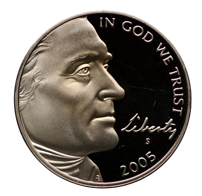2005-S American Bison Nickel Proof San Francisco Mint - 75% Copper 25% Nickel P7