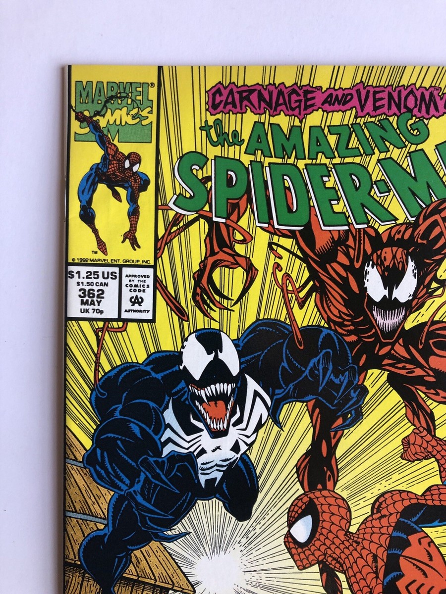 SPIDER-MAN #362, NM Classic 🔥 First Venom & Carnage Cover | eBay