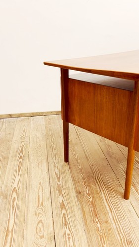 Dänischer Mid Century Design Schreibtisch, Teak, Peter Løvig Nielsen, Hedensted - Bild 10 von 16