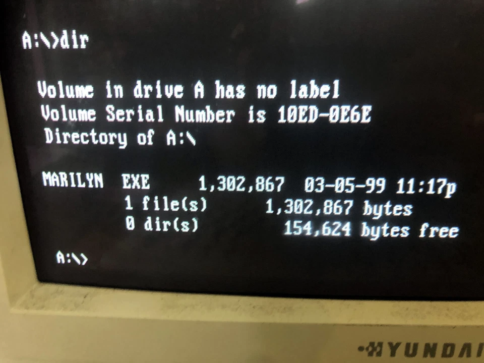 MARILYN MONROE Screensaver (Original 3.5" Floppy Disk) Tested! - Image 3 of 3