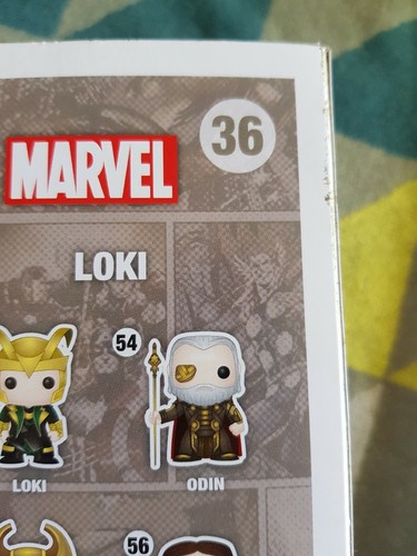 Loki Pop 36 (Helmet) - Marvel Funko Pop! Vinyl 2015 Vaulted + Protector - Picture 7 of 12