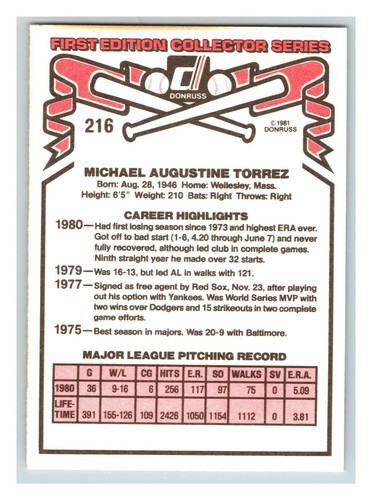 1981 Donruss - Pick One - Fill Your Set - #201-#400 - Picture 27 of 363