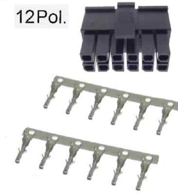 MOLEX STECKER 12 polig Micro FIT Anschluss Wirring Steuerung 43025-1200