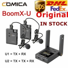 DHL COMICA BoomX-U U1 U2 Multi-functional UHF Wireless Microphone System TX  RX