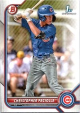 2022 1st Bowman Draft - FBC / #BDC-185 Christopher Paciolla