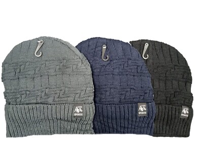 BUY 2 GET 1 FREE  SPORTS ACRYLIC BEANIE WARM WINTER KNIT CAP FOR MEN & WOMEN