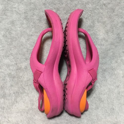 Crocs Kids Size C8 C9 Pink Orange Athens Sandals - Picture 8 of 10