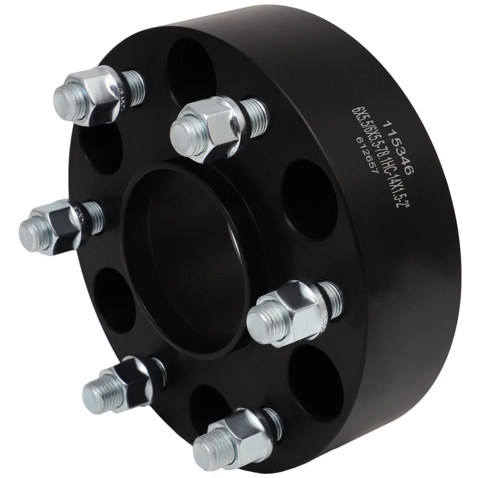 4 piezas espaciadores de rueda centrados en el cubo de 2" 6x5,5 para Chevy Silverado Tahoe GMC Sierra 1500 Foto 4 de 4