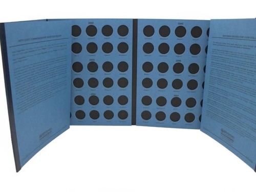 Commemorative Quarter P & D Deluxe Edition: Coin Folder by Whitman - Picture 3 of 4