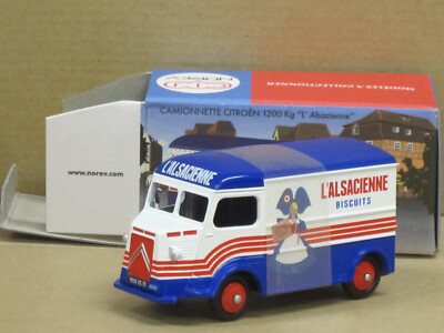 Citroen HY 1200 kg in weiß/blau ''L'Alsacienne'' CIJ Norev Box 1:50 limitiert
