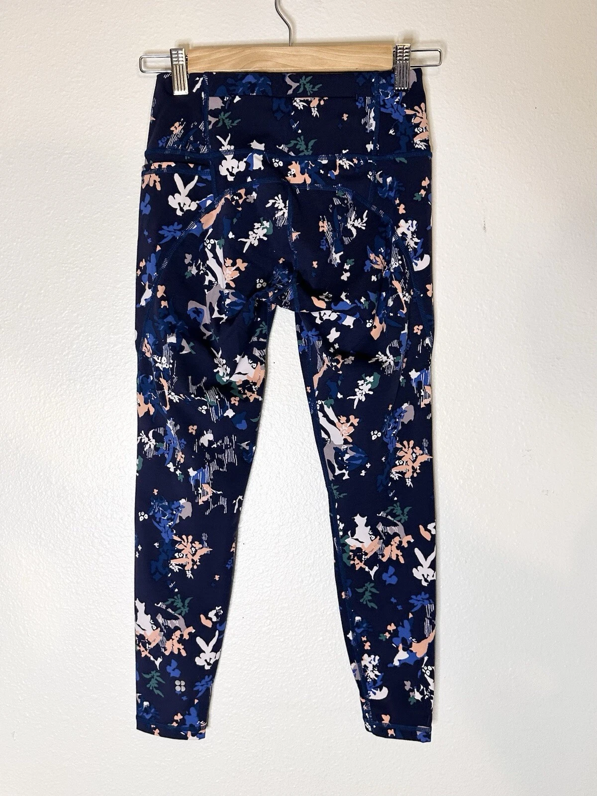 sweaty-betty power pocket 7/8 workout floral print leggings