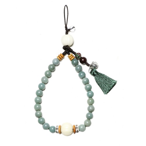 Chinesischen Stil literarischen kurze Quaste Telefon hängende Kette Lanyard - 第 1/12 張圖片
