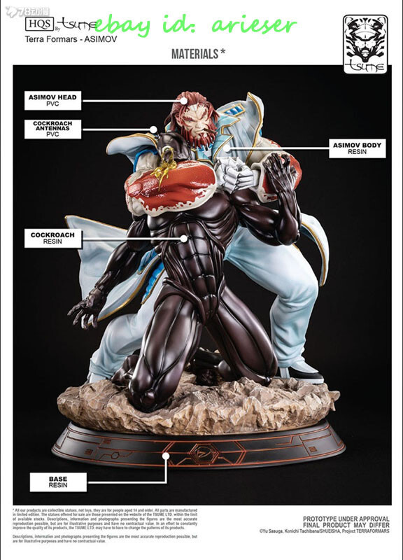 Perfect Tsume Hqs 1/6 Sylvester Asimov Terra Formars Action Figure