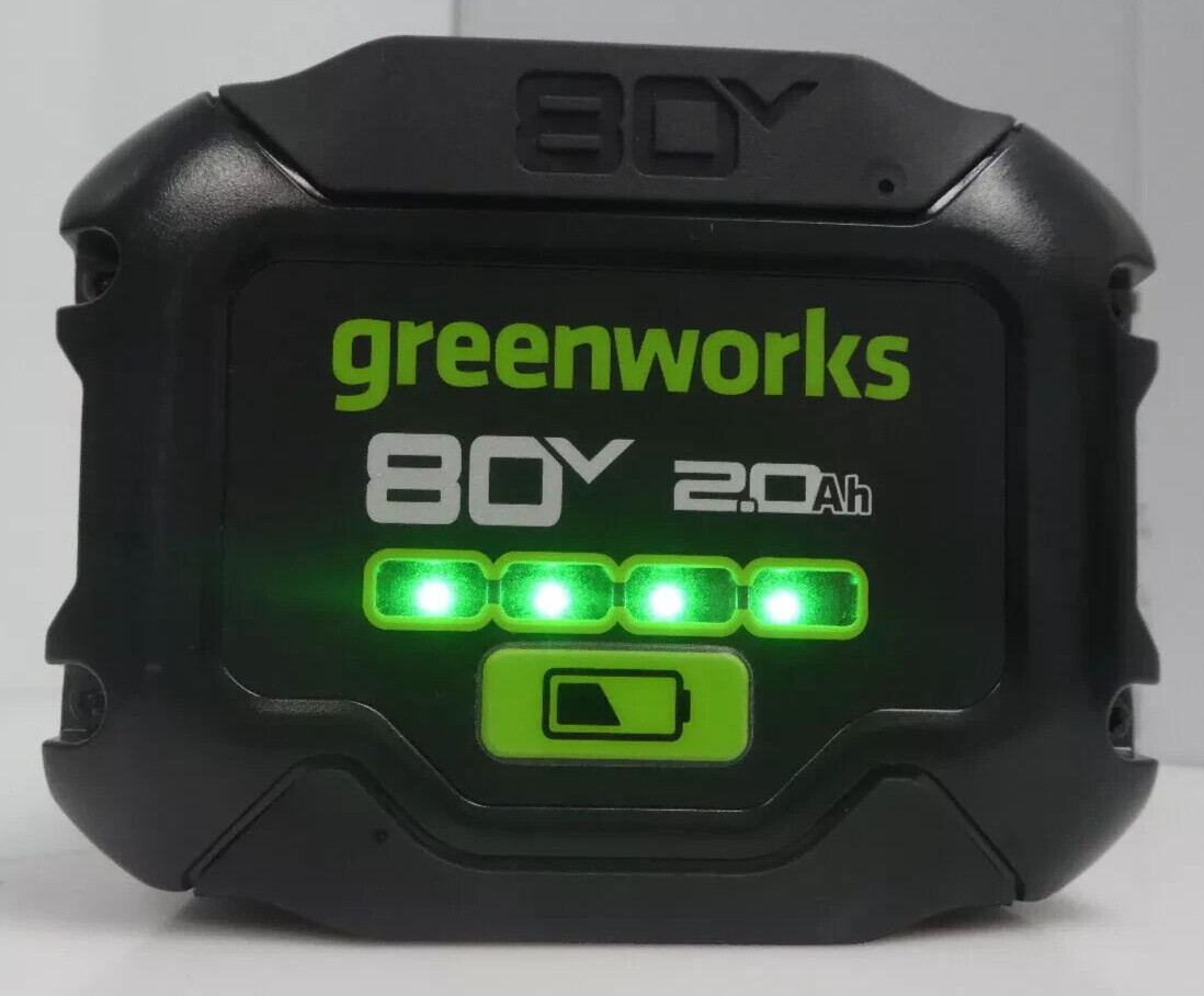 Greenworks 80V Lithium Ion 2.0Ah Rechargeable Li-ion Battery Model: BAB740