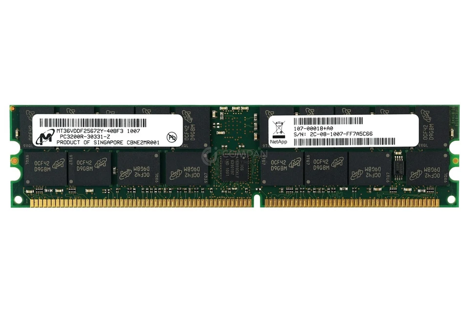 107-00018+A0 NETAPP 2GB PC-3200 DDR-400 MEMORY FOR FAS60X0 N7900 - Immagine 2 di 4