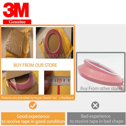 3M 471 premium perfomance strong vinyl tape bundle set for Decoration Red - Picture 6 of 6