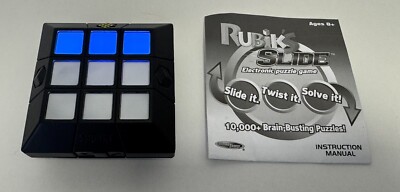 Rubik's Slide Electronic Handheld Puzzle Game Brain Teaser 2010 Techno Source