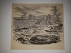 Battle of Antietam Maryland Scene D Civil War 1862  HW Sketch RARE!