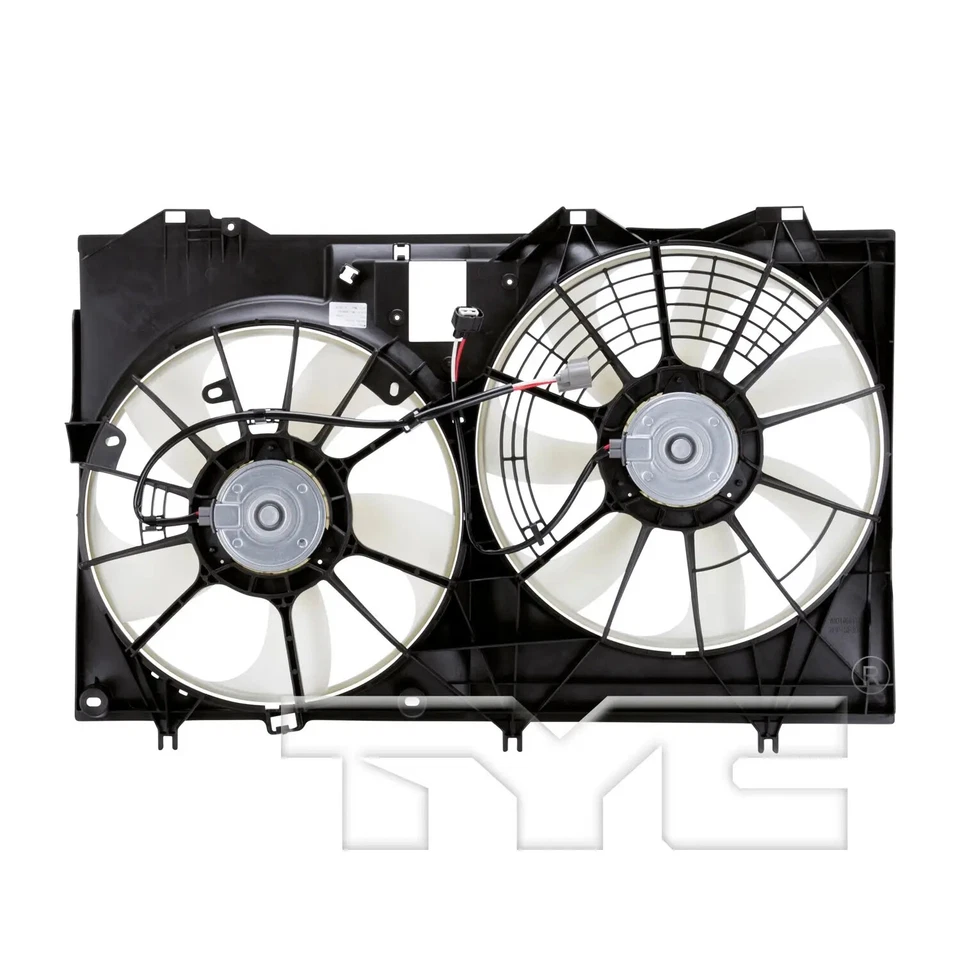Conjunto de ventilador condensador y radiador doble TYC 623940 para Toyota Sienna 17-20 Foto 4 de 4