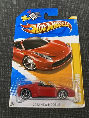 Hot Wheels 458 Spider 赤 1:18 1/18 Hot Wheels Elite Ferrari 458 Italia Spider (Red