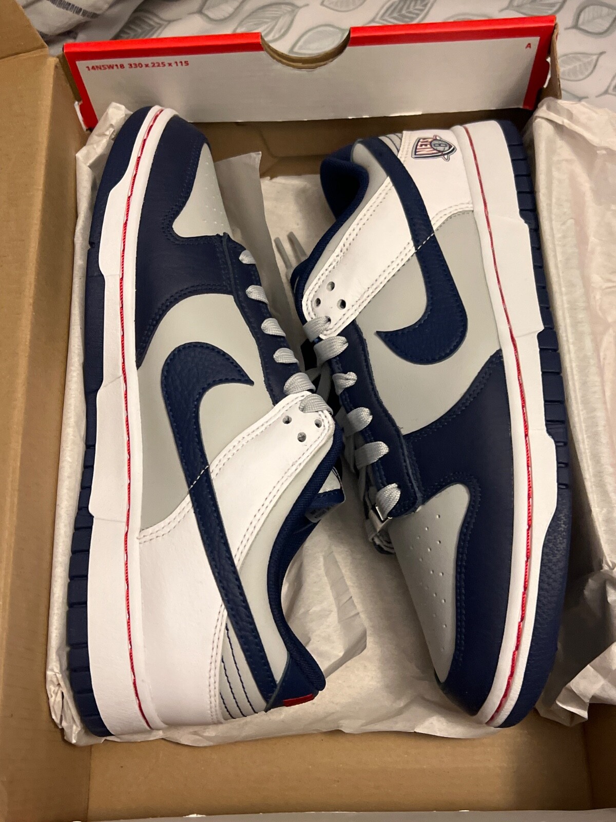 Size 9.5 - Nike NBA x Dunk EMB Low 75th Anniversary - Nets