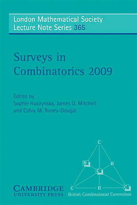 Surveys in Combinatorics 2009 Huczynska Mitchell Roney-Dougal Paperback
