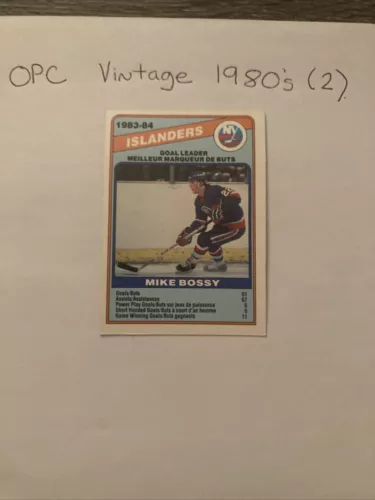  MIKE BOSSY 1984-85 O-PEE-CHEE # 362 ISLANDERS NM+  CARD