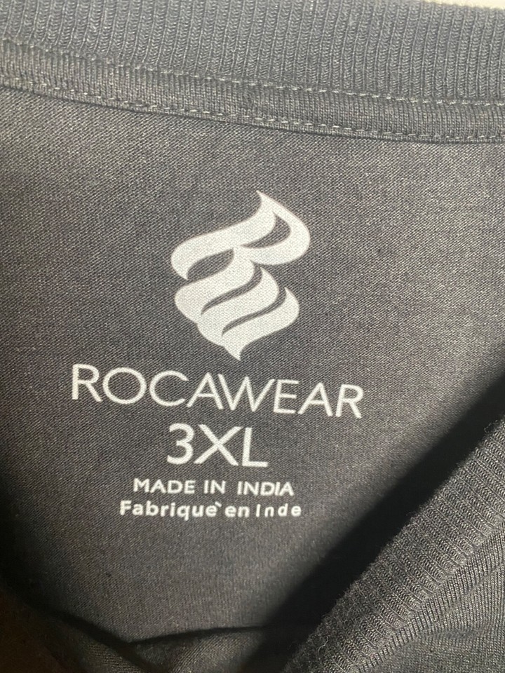 NWT Rocawear Logo Hard Zipper Front Graphic Tee Shirt Men’s Size 3XL eBay