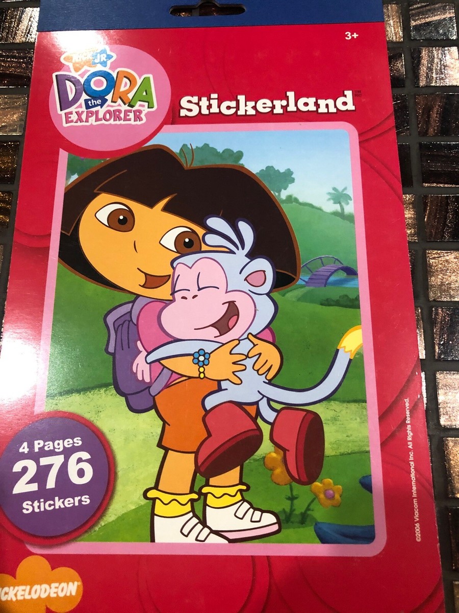 Dora The Explorer Stickerland 276 Stickers Pad Ages 3 Plus | eBay