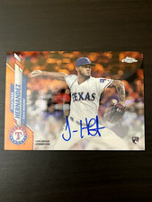 Jonathan Hernandez 2020 Topps Chrome Orange Wave Rookie Auto 12/25 #RA-JH RC SSP