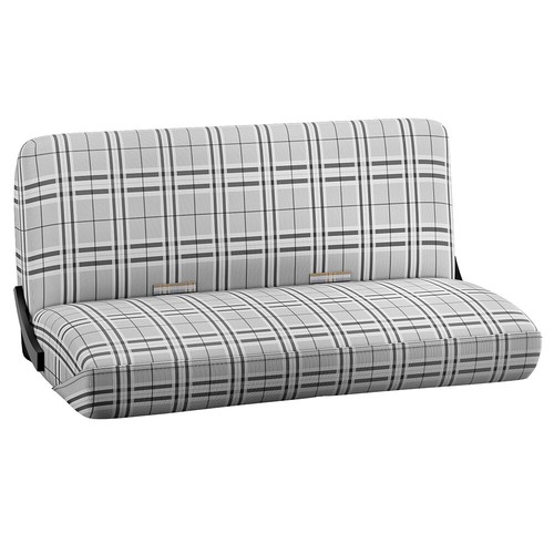 For Ford F Series Base Front Pickup Bench Seat Cover Plaid Full Size Protector - Picture 8 of 14