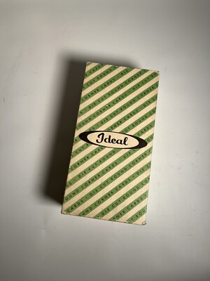 EMPTY BOX Vntg Ideal Jersey Cards Precision Die Cut Round Corner Brooklyn NY HTF