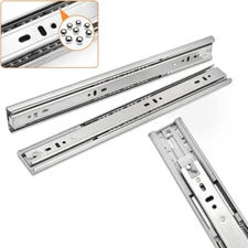 1/5/10 Pairs 12"-24" Soft Close Drawer Slides Ball Bearing Full Extension Value