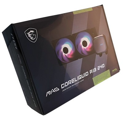 MSI MAG CORELIQUID A13 240 AIO CPU Liquid Cooler AM4 AM5 LGA1851 LGA1700 Black
