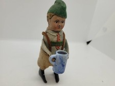VINTAGE SCHUCO WIND UP DANCING BAVARIAN BOY with DRINKING MUG  2