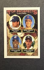 1993 Topps Micro- Top Prospects Mike Piazza RC #701 -LA Dodgers, HOF