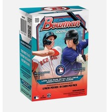 2026 Bowman Baseball Value Box Sealed -PRESALE- 6 Packs 60 Cards Factory Sealed