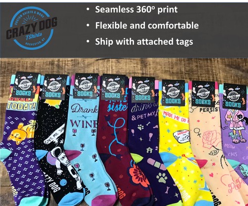 Youth Party Animal Socks Funny Festive Bear Celebration Novelty Graphic Footwear - Picture 8 of 9