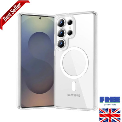 Hülle für Samsung Galaxy S26 S25 S24 S23 S22 Ultra Plus Magsafe Klar Handyhülle