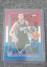 2025-26 Topps Chrome - Keegan Murray #227 Red White & Blue Refractor