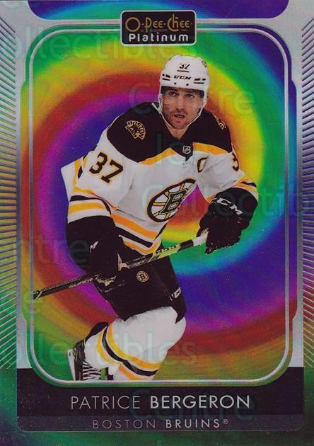 2021-22 O-Pee-Chee Platinum Rainbow Color Wheel #191 Patrice Bergeron