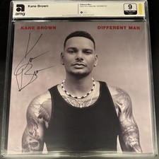 Kane Brown Signed Autograph Different Man Vinyl Record Album LP AMG w/ JSA COA