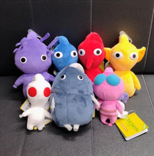 NWT Nintendo Pikmin Plush 7pc Set Red Blue Yellow Purple White Rock Wing Japan