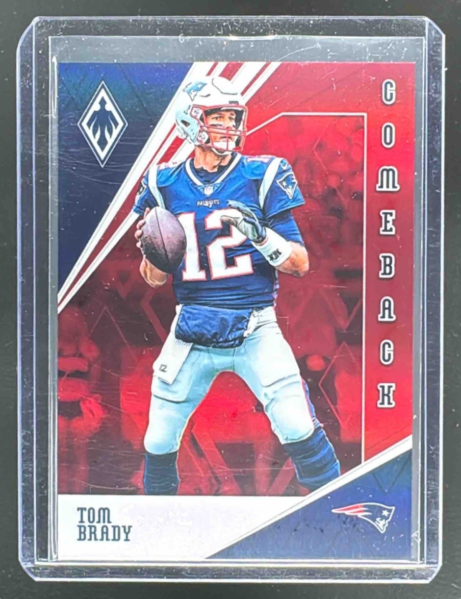 Tom Brady 2019 Panini Phoenix #9 Red Comeback /299